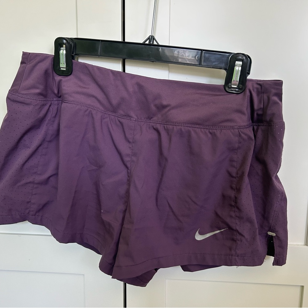 Nike Purple Athletic Shorts Lightweight Performance